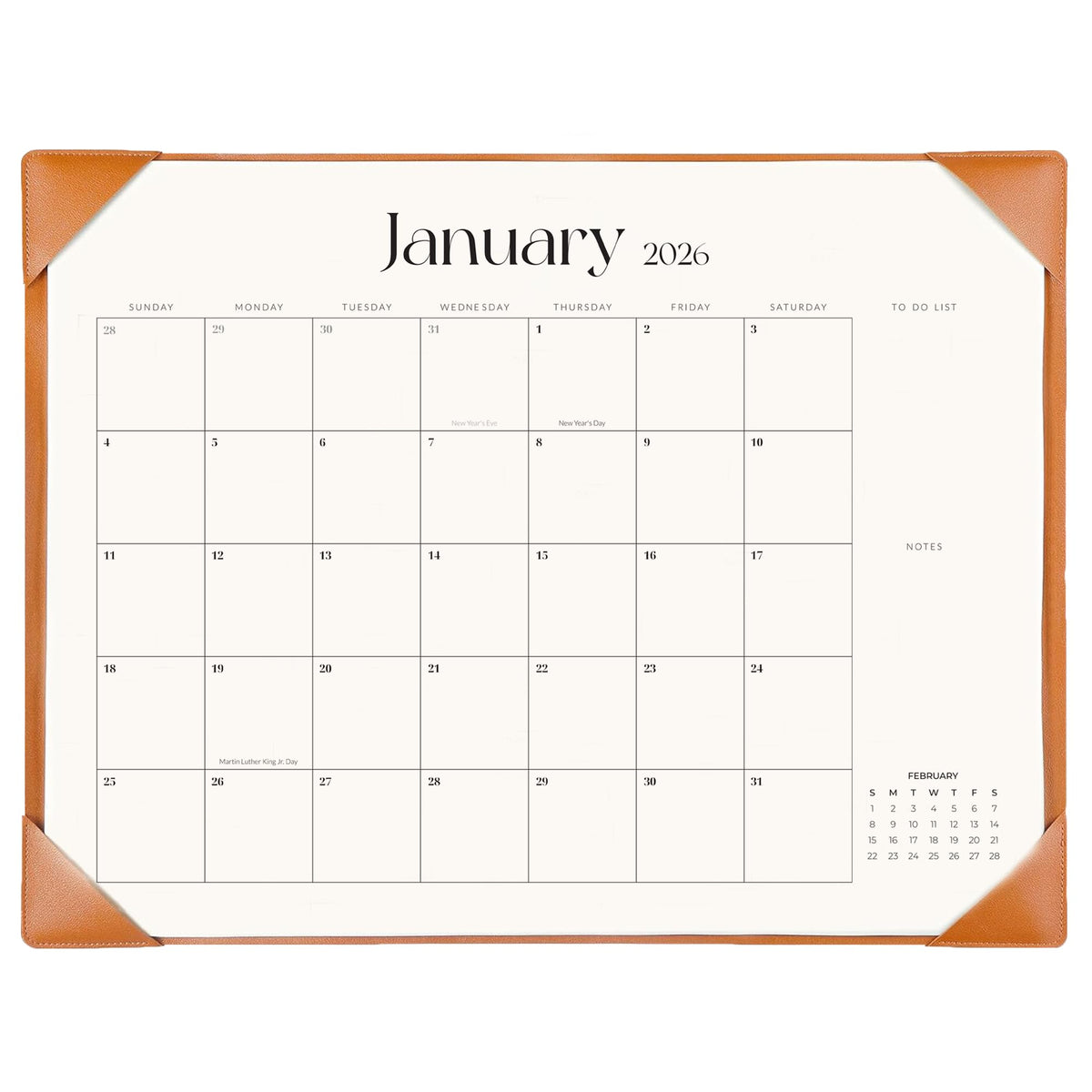 Large Desk Calendar 2026-2027 with Desk Mat, Desktop Calendar 18 Monthly Runs from January 2026 to June 2027, Desk Pad Calendar 22 x 17 Inch Perfect for Planning, Organizing, and Scheduling Your Life (Black)