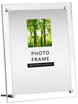 Modern Acrylic Photo Frame - Desktop/Free Standing (8.5x11)