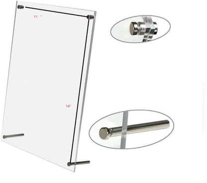 homingyo 11X14 Desktop Photo Frame, Acrylic, Free Standing Display