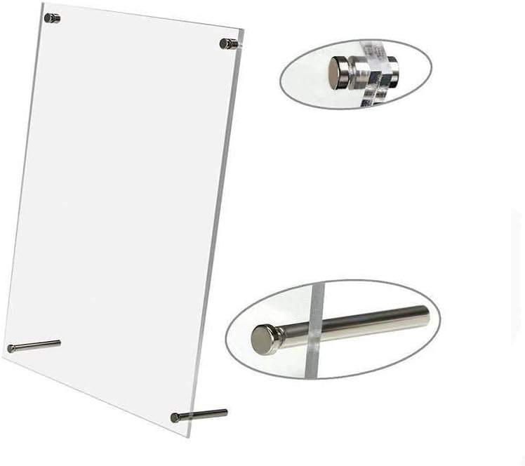 Modern Acrylic Photo Frame - Desktop/Free Standing (8.5x11)