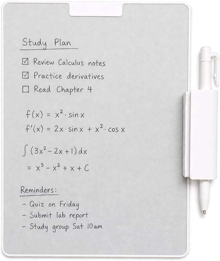 Upgraded Inkless Reusable Writing Tablet, 10" Magnetic Desktop Note Pad
