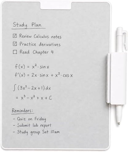Upgraded Inkless Reusable Writing Tablet, 10" Magnetic Desktop Note Pad