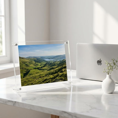 homingyo 11X14 Desktop Photo Frame, Acrylic, Free Standing Display
