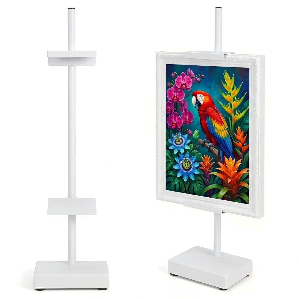 Adjustable Tabletop Easel Stand, Black 17" H Easels for Display