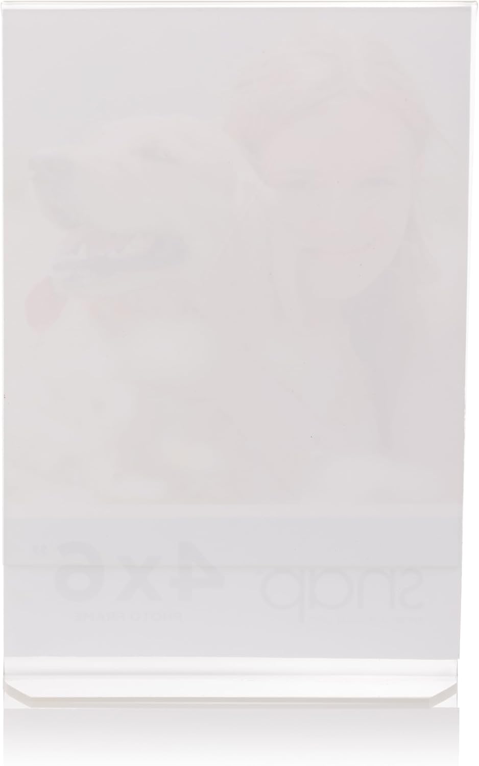 Snap 4x6 Clear Acrylic Picture Frame 12 Pack