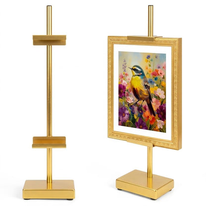 Adjustable Tabletop Easel Stand, Black 17" H Easels for Display