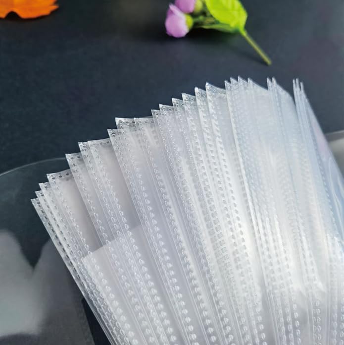 2 Sets Desktop Small Photo Album 4x6, Recipe Cards Protectors Clear