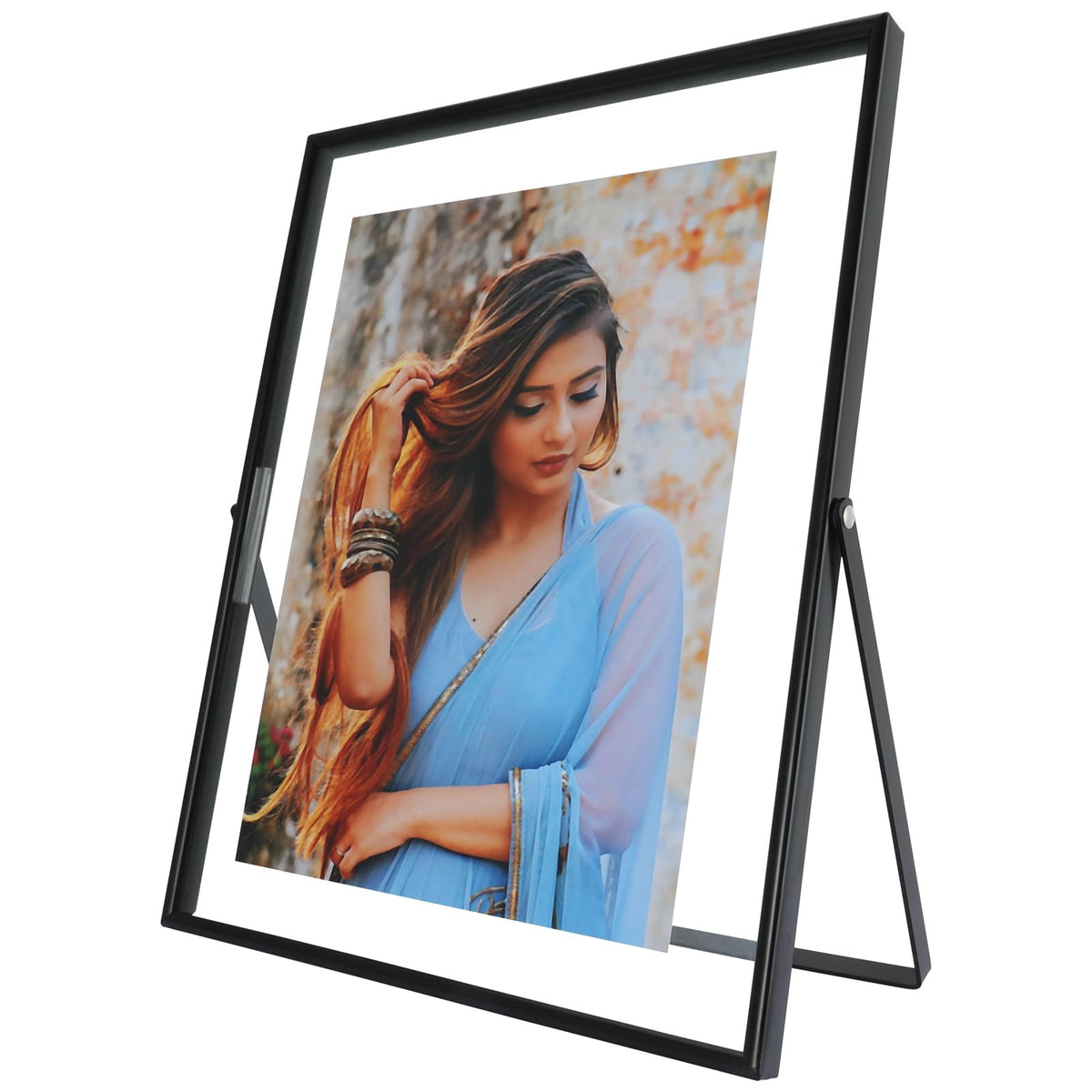 Silver Floating Frame, 4"x6", Horizontal