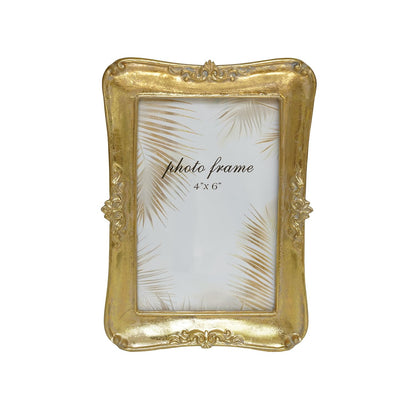 Ferrisland 4x6 desktop and wall resin photo frame(White)