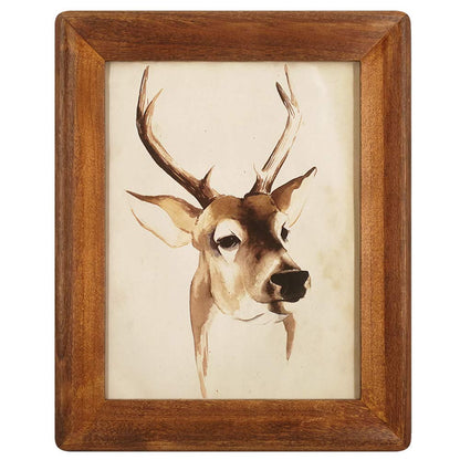 Picture Frame 5x7 Inch,Rustic Wood Photo Frames with Real Glass,Wall Hanging and Tabletop Standing,Vertical or Horizontal Display (Brown)
