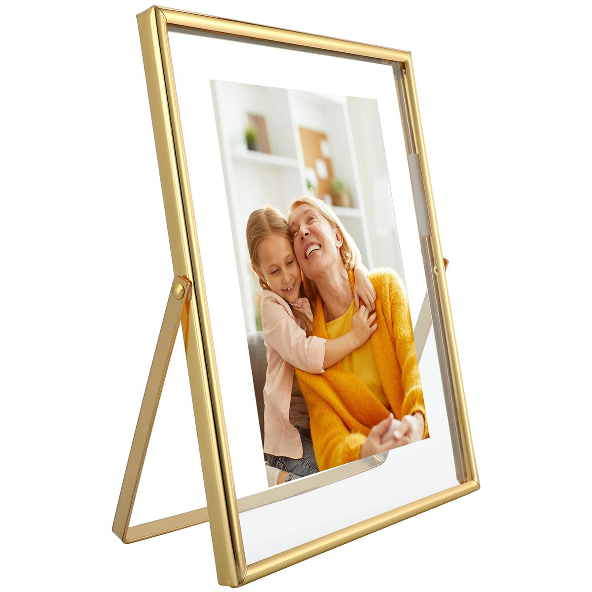 Silver Floating Frame, 4"x6", Horizontal