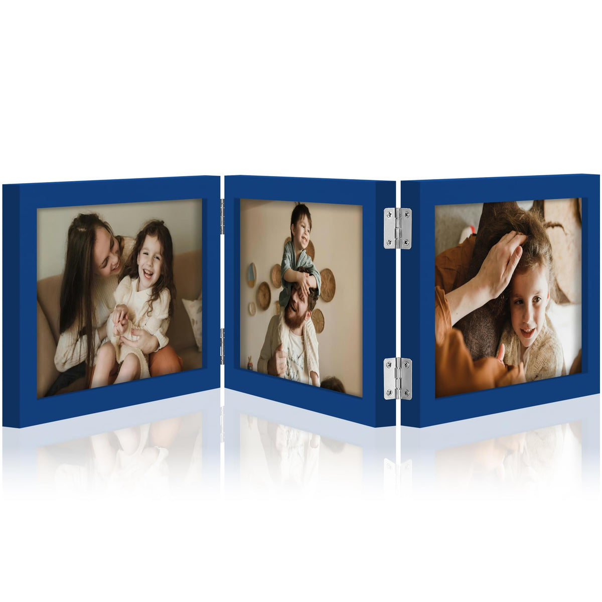 decorUhome Black Triple 4x6 Picture Frame Vertical