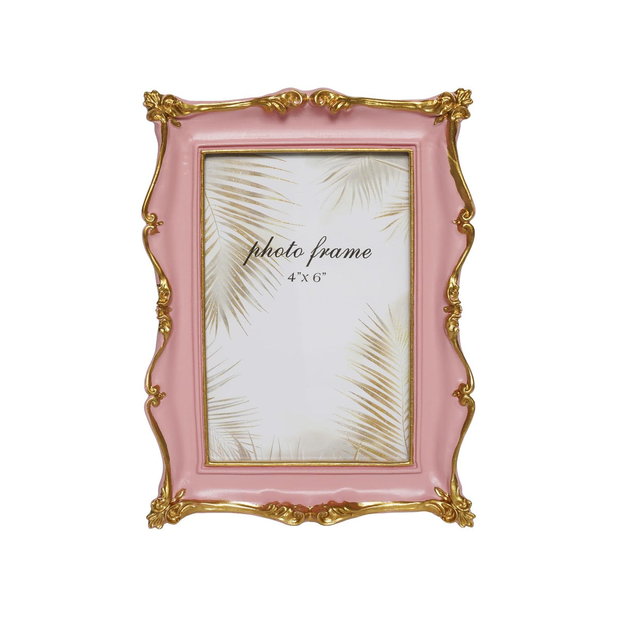 Ferrisland 4x6 desktop and wall resin photo frame(White)