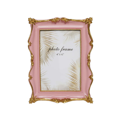 Ferrisland 4x6 desktop and wall resin photo frame(White)