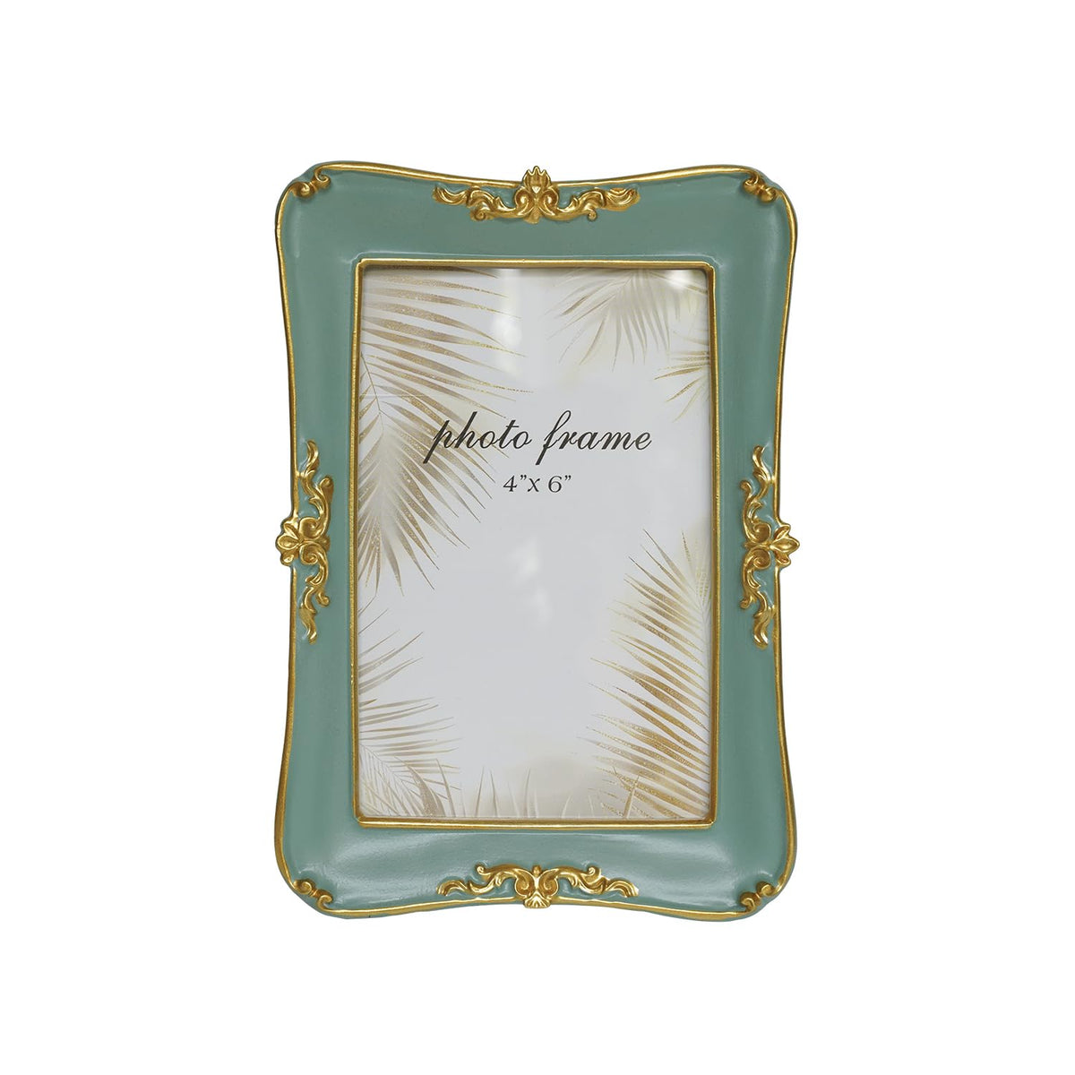 Ferrisland 4x6 desktop and wall resin photo frame(White)