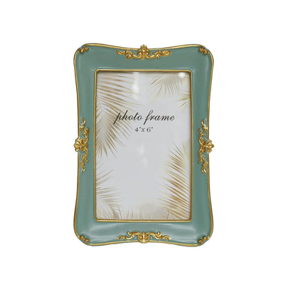 Ferrisland 4x6 desktop and wall resin photo frame(White)