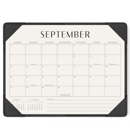 Jotsome Large Desk Calendar 2026-2027 with Protective Mat 22"x17"
