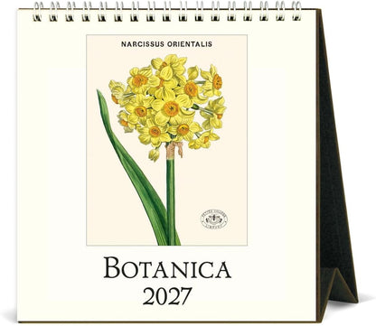 Cavallini 2027 Botanica Easel Desk Calendar, 6x6.5 Inches, 12 Month