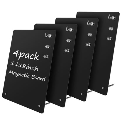 2 Pack Magnetic Board - Black Magnet Display Stand