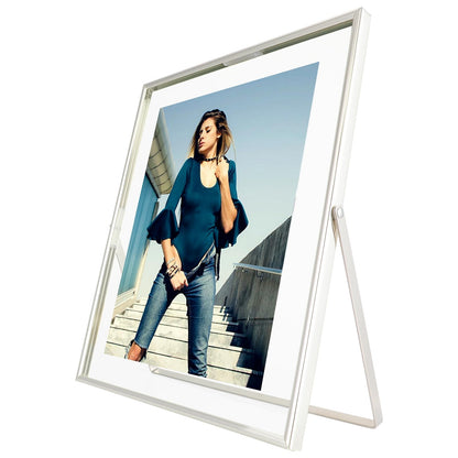 Silver Floating Frame, 4"x6", Horizontal