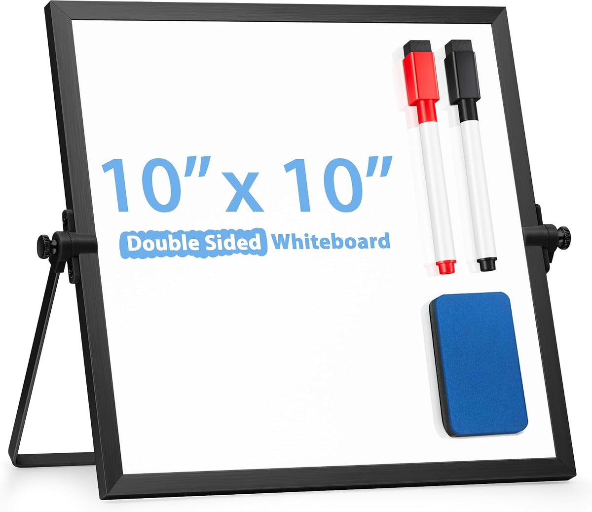 ARCOBIS Small WhiteBoard with Stand 10" X 10"