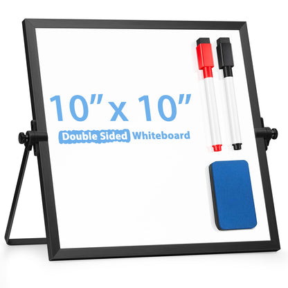 ARCOBIS Small WhiteBoard with Stand 10" X 10"