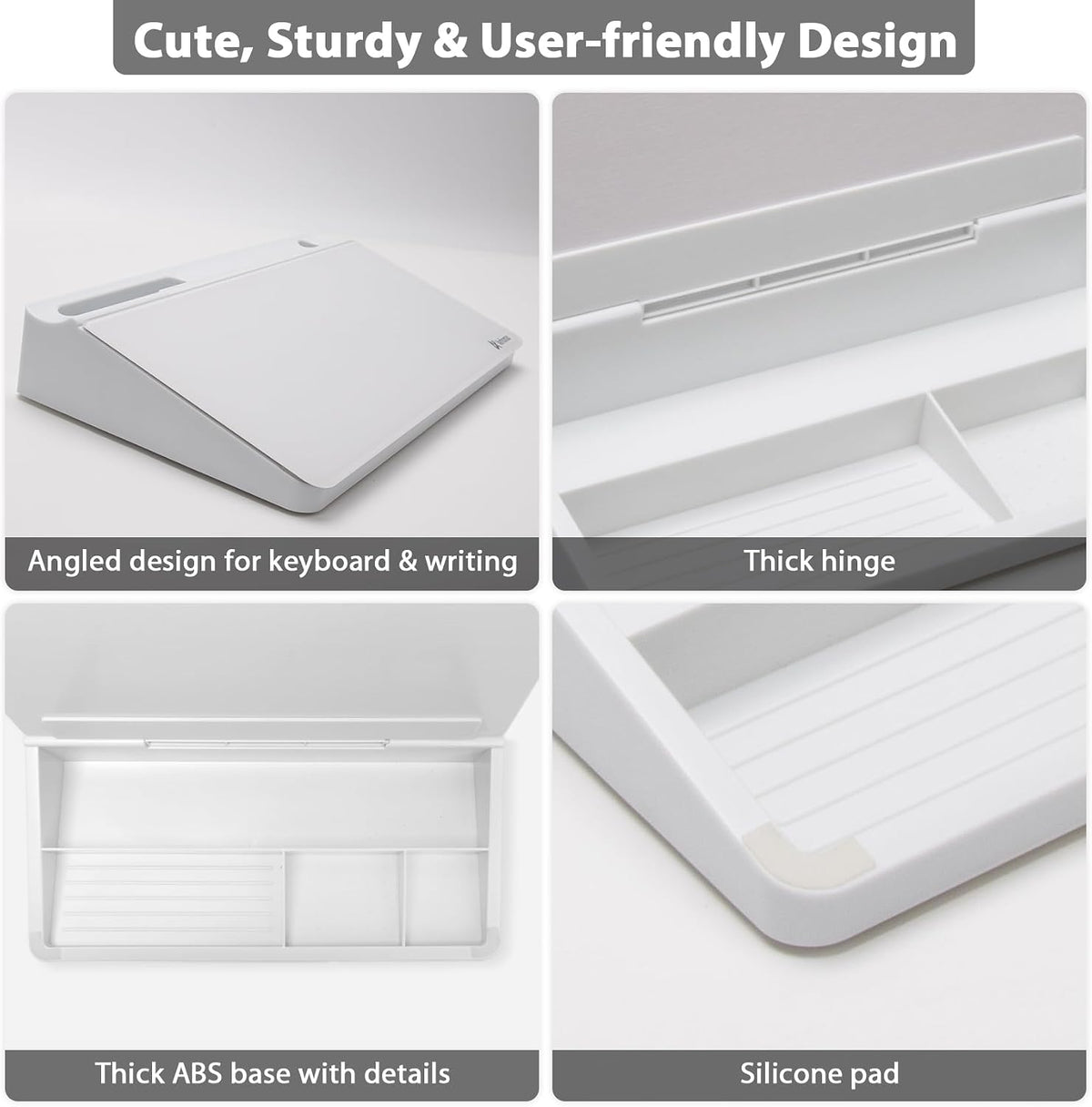 Varhomax Glass Desk Buddy Whiteboard with Storage