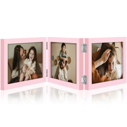 decorUhome Black Triple 4x6 Picture Frame Vertical
