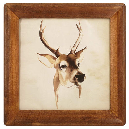 Picture Frame 5x7 Inch,Rustic Wood Photo Frames with Real Glass,Wall Hanging and Tabletop Standing,Vertical or Horizontal Display (Brown)
