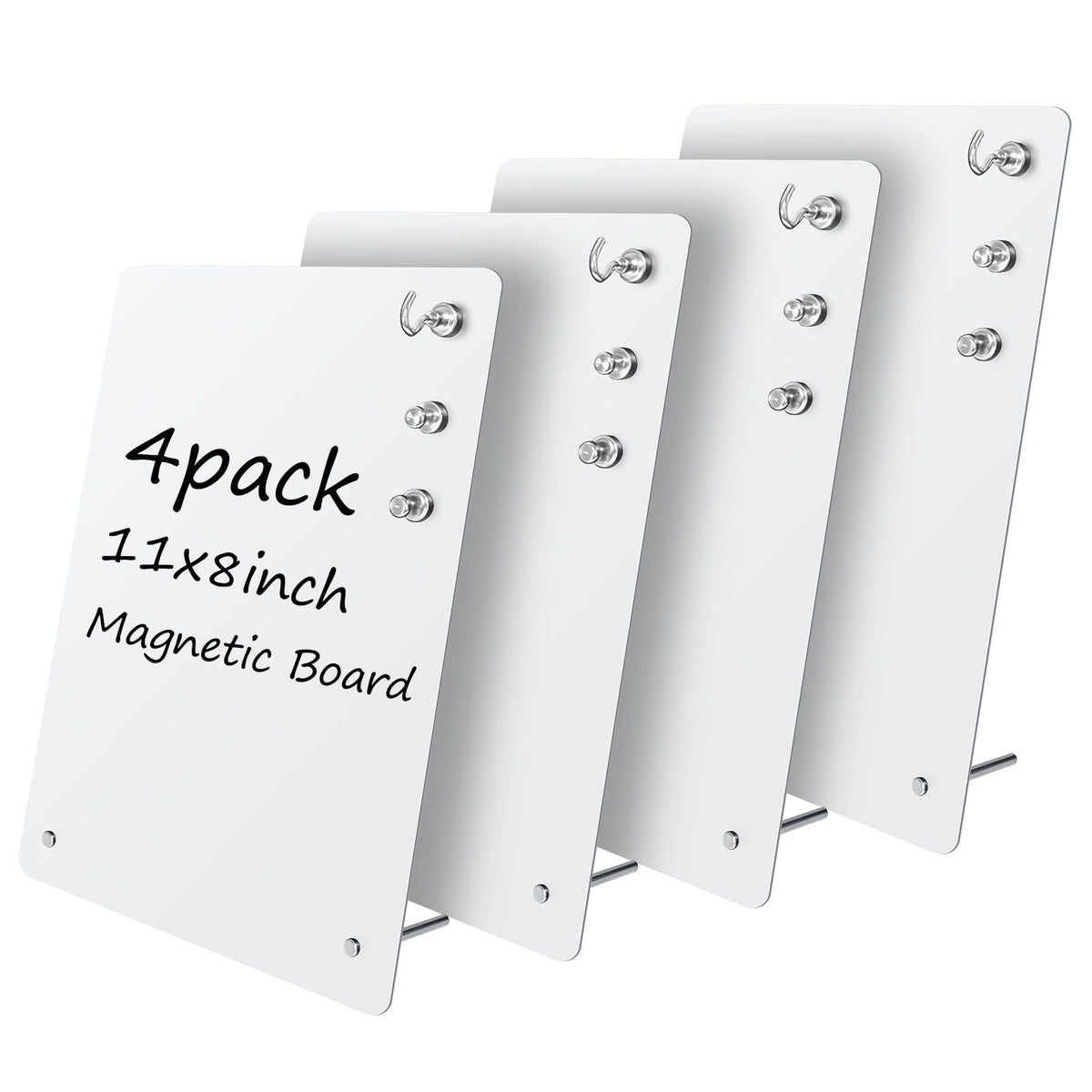 2 Pack Magnetic Board - Black Magnet Display Stand
