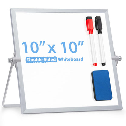 ARCOBIS Small WhiteBoard with Stand 10" X 10"