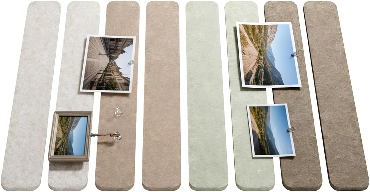 Felt Message Board Creative Note Wall Sticker Memo Decor Board 8 Pack