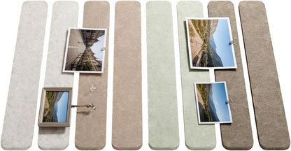 Felt Message Board Creative Note Wall Sticker Memo Decor Board 8 Pack