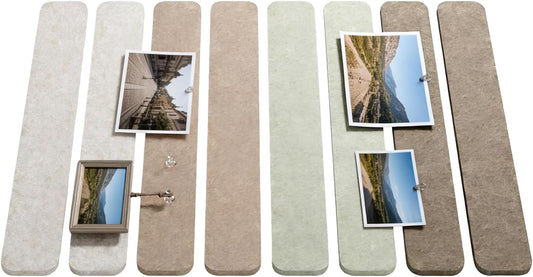 Felt Message Board Creative Note Wall Sticker Memo Decor Board 8 Pack