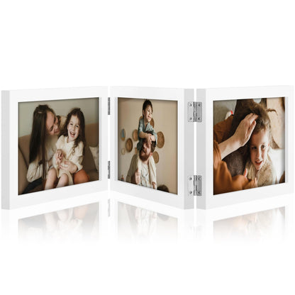 decorUhome Black Triple 4x6 Picture Frame Vertical