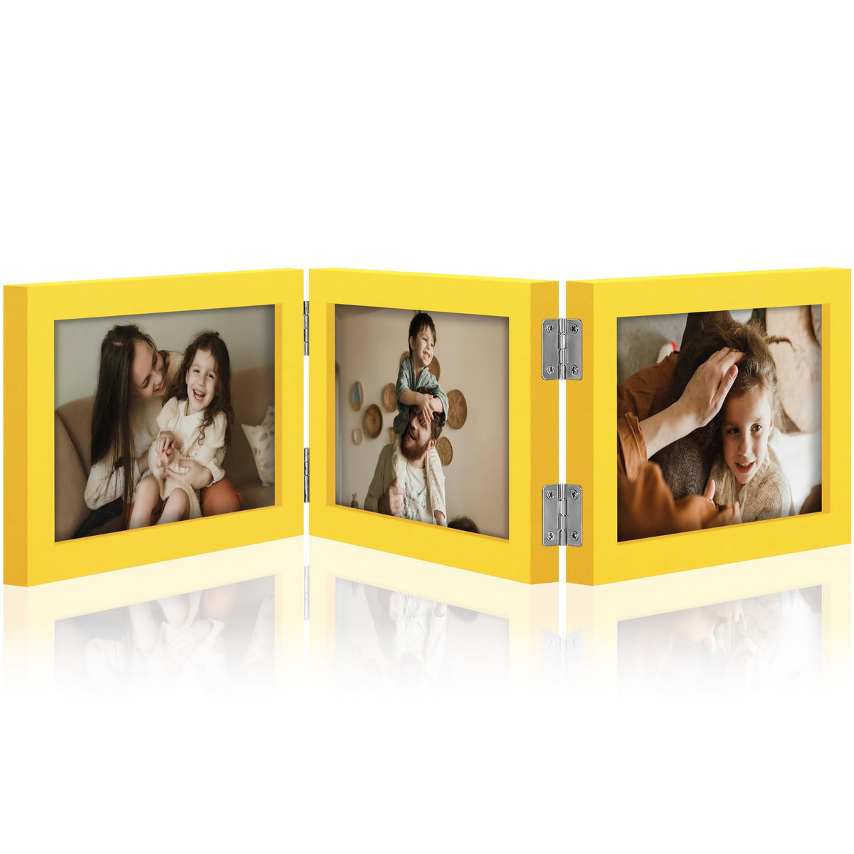 decorUhome Black Triple 4x6 Picture Frame Vertical