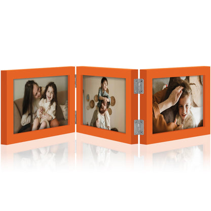 decorUhome Black Triple 4x6 Picture Frame Vertical