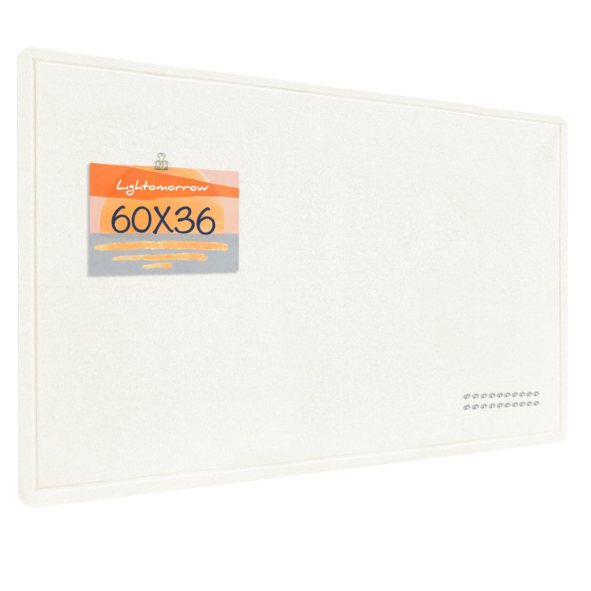 Felt Bulletin Board 36x24 inches, Decorative Pin Board for Home & Office