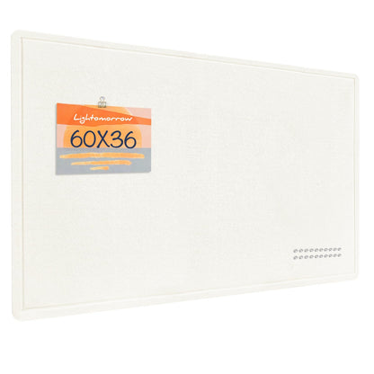 Felt Bulletin Board 36x24 inches, Decorative Pin Board for Home & Office