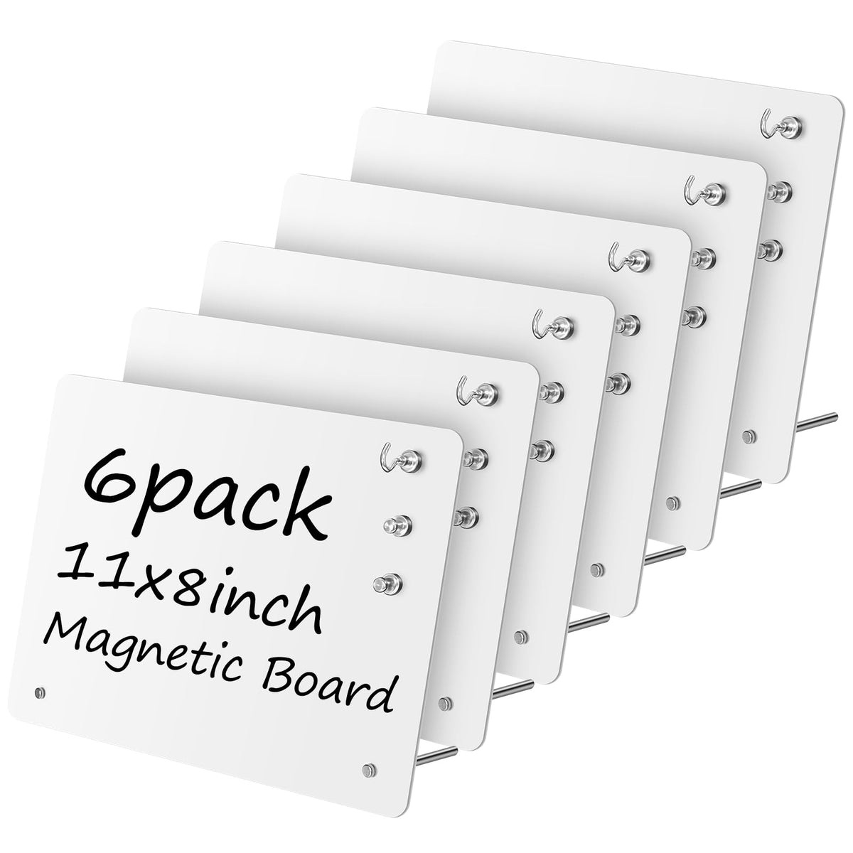 2 Pack Magnetic Board - Black Magnet Display Stand
