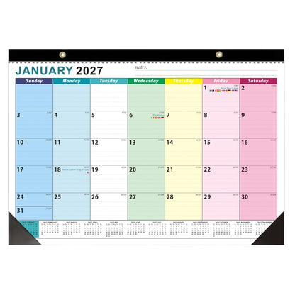 Large Desk Calendar 2027-2028 17'' X 22'' with Desktop Mat18 Months
