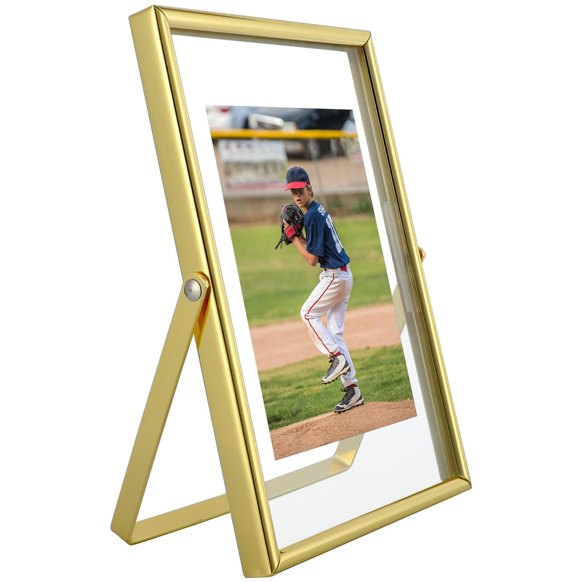 Silver Floating Frame, 4"x6", Horizontal