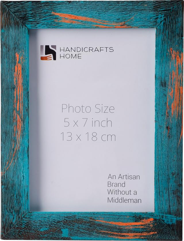 Handicrafts Home Handmade 5x7 Wood Picture Frame Neutral Modern Home Decor
