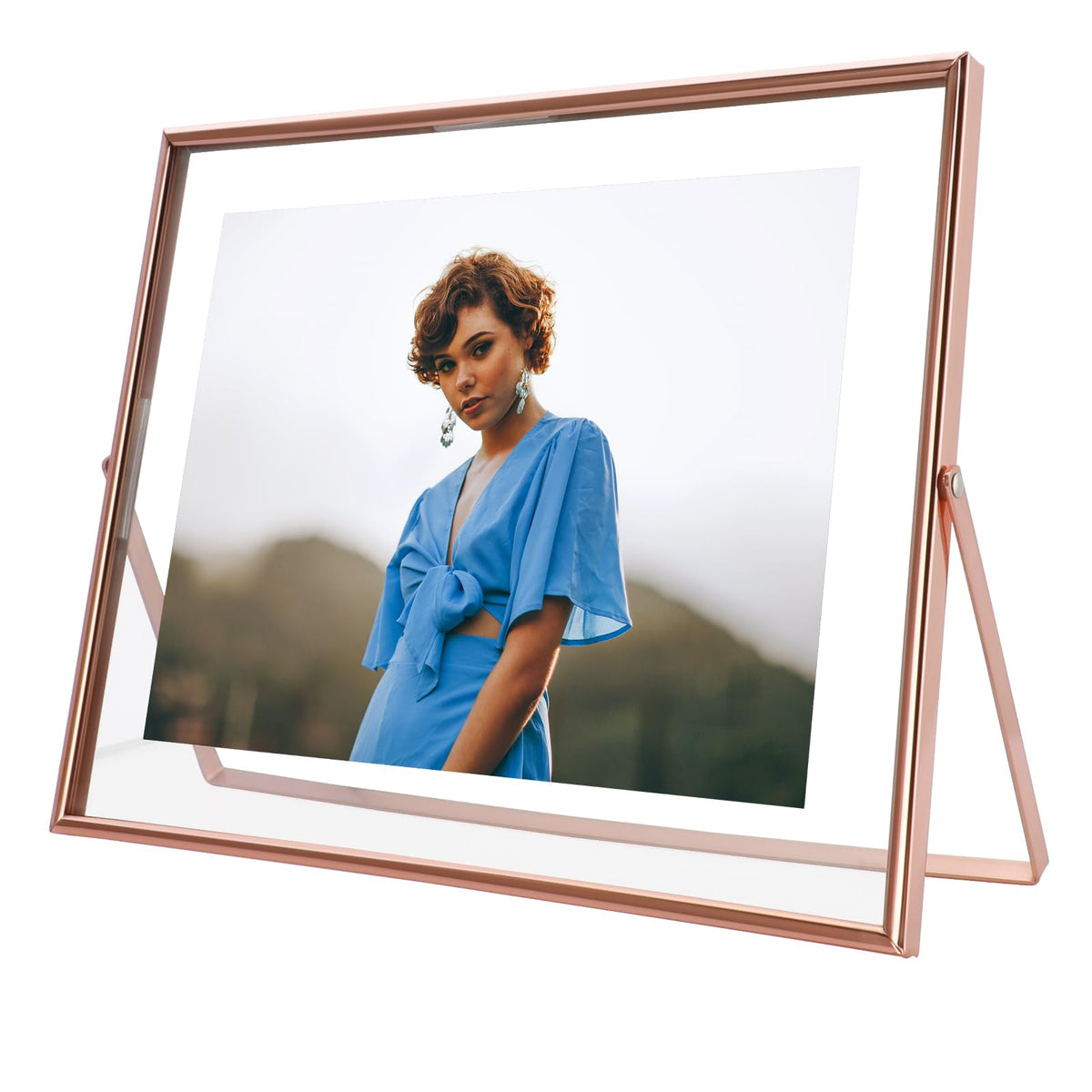 Silver Floating Frame, 4"x6", Horizontal