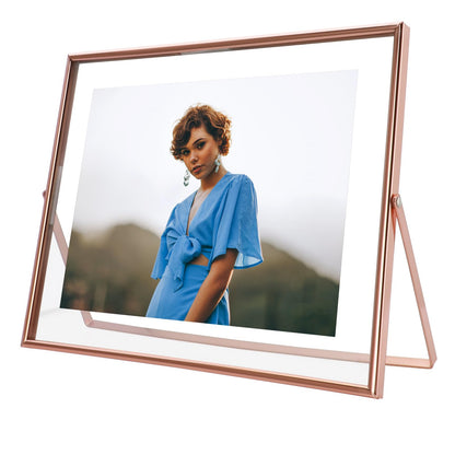 Silver Floating Frame, 4"x6", Horizontal