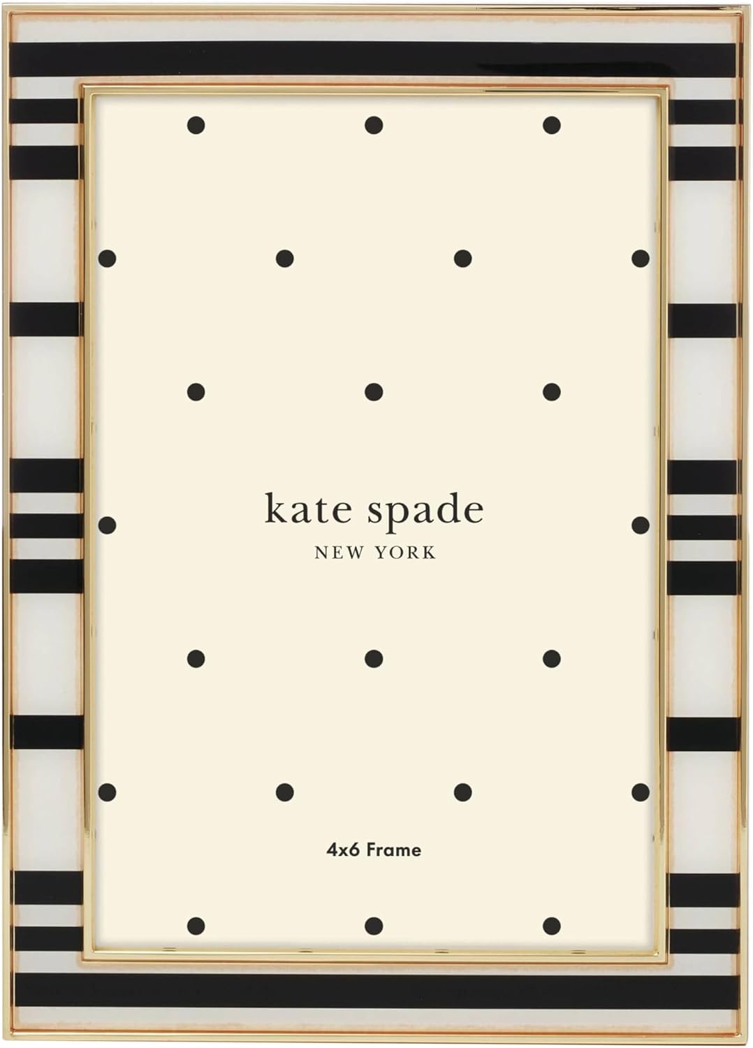 kate spade new york 897449 Sitting Pretty 4x6 Stripe Frame