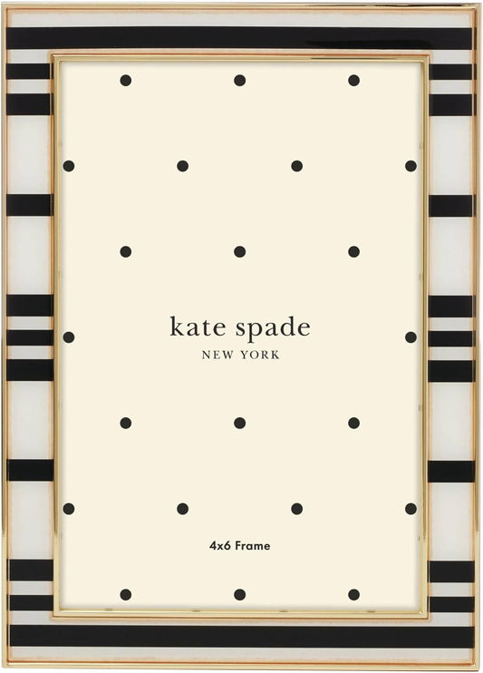 kate spade new york 897449 Sitting Pretty 4x6 Stripe Frame
