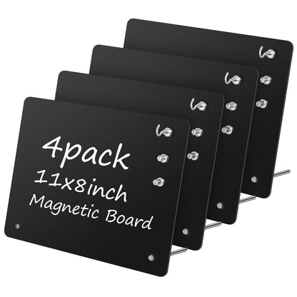2 Pack Magnetic Board - Black Magnet Display Stand