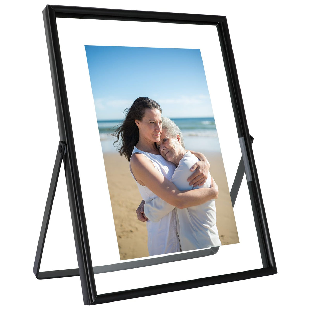 Silver Floating Frame, 4"x6", Horizontal