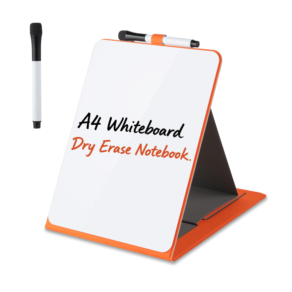 Glass Desktop Whiteboard, 15.8×7" Basic Black